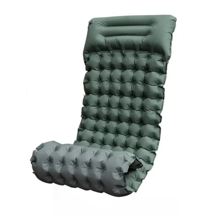 Matelas Gonflable 1 Personne Vert Clair – Image 3