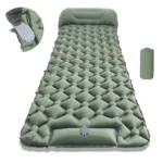 Matelas Gonflable 1 Personne Vert Clair – Image 2