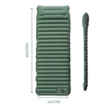 matelas pneumatique 1 personne Vert